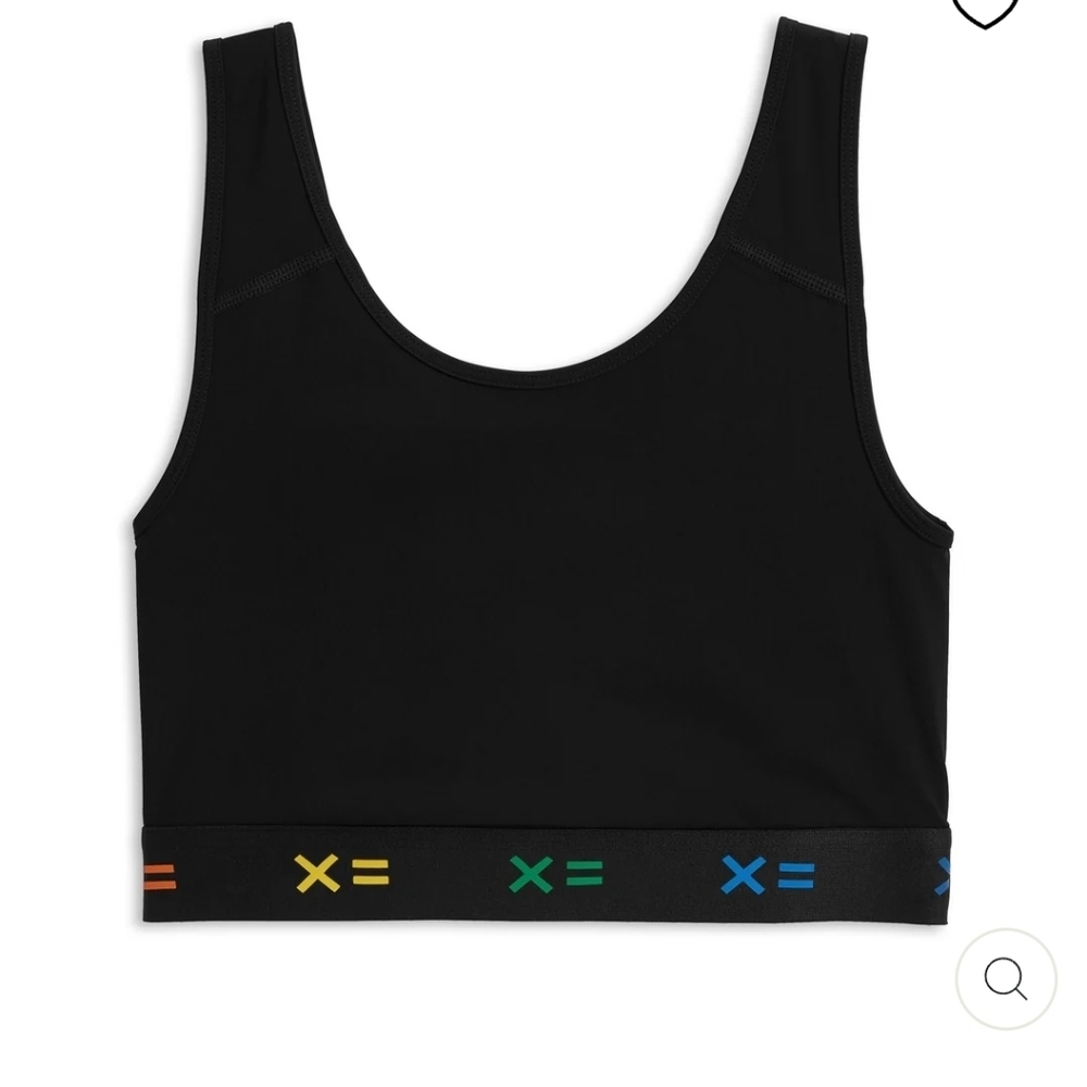 TomboyX Compression Top Black X-Rainbow 6X